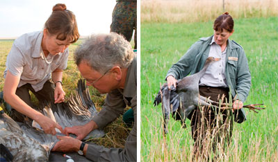 Beate Blahy and Eberhard Henne from the Biosphere Reserve Beate Blahy and Eberhard Henne from the Biosphere Reserve.