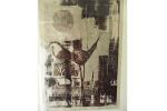 Photo of crane artwork by Hilda Vaughan
