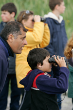 People birdwatching. Credit: RSPB images